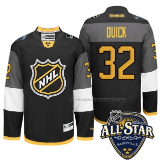 Maillot Hockey 2016 All Star Los Angeles Kings Jonathan Quick Noir