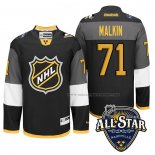 Maillot Hockey 2016 All Star Pittsburgh Penguins Evgeni Malkin Noir