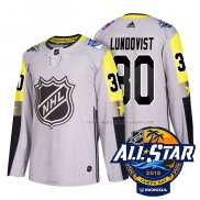 Maillot Hockey 2018 All Star New York Rangers Henrik Lundqvist Gris