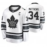 Maillot Hockey 2019 All Star Toronto Maple Leafs Auston Matthews Blanc