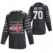 Maillot Hockey 2020 All Star Washington Capitals Braden Holtby Authentique Gris