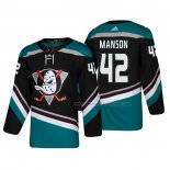 Maillot Hockey Anaheim Ducks Josh Manson Alterner 25th Anniversaire Authentique Noir