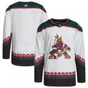 Maillot Hockey Arizona Coyotes Exterieur Authentique Pro Blank Blanc