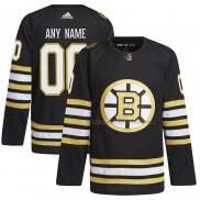 Maillot Hockey Boston Bruins 100th Anniversary Primegreen Authentique Personnalise Noir