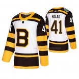 Maillot Hockey Boston Bruins Jaroslav Halak 2019 Winter Classic Blanc