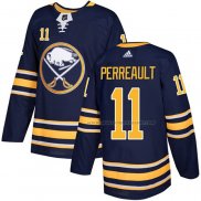 Maillot Hockey Buffalo Sabres Gilbert Perreault Domicile Authentique Bleu