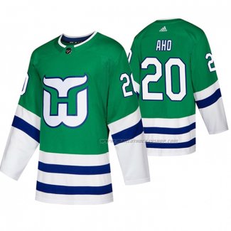 Maillot Hockey Carolina Hurricanes Sebastian Aho Whalers Night Vert