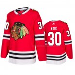 Maillot Hockey Chicago Blackhawks Cam Ward Domicile Rouge