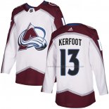 Maillot Hockey Colorado Avalanche Alexander Kerfoot Road Authentique Blanc