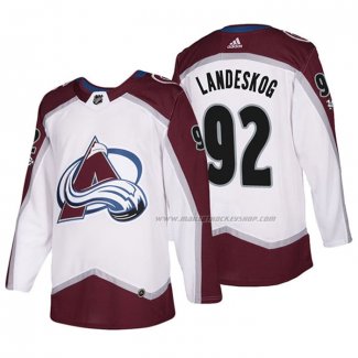 Maillot Hockey Colorado Avalanche Gabriel Landeskog 2018 Blanc