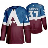 Maillot Hockey Colorado Avalanche J. T. Compher 2020 Stadium Series Bleu