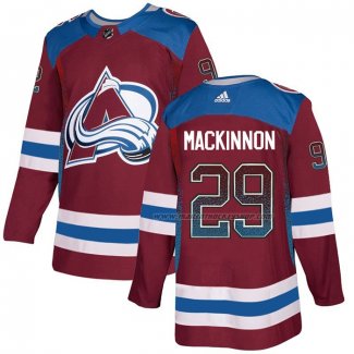 Maillot Hockey Colorado Avalanche Nathan Mackinnon Drift Fashion Rouge