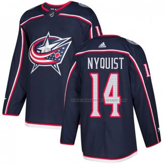 Maillot Hockey Columbus Blue Jackets Gustav Nyquist Domicile Authentique Bleu