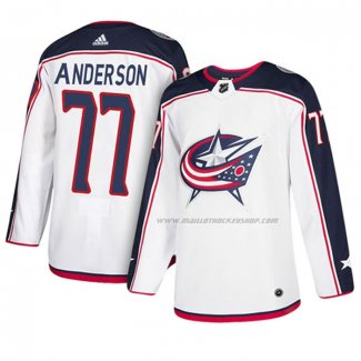 Maillot Hockey Columbus Blue Jackets Josh Anderson Exterieur Blanc