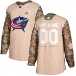 Maillot Hockey Columbus Blue Jackets Personnalise Authentique 2017 Veterans Day Camouflage