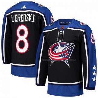 Maillot Hockey Columbus Blue Jackets Zach Werenski Reverse Retro 2.0 Authentique Noir