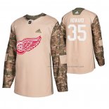 Maillot Hockey Detroit Red Wings Jimmy Howard Veterans Day Camouflage