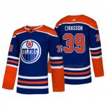 Maillot Hockey Edmonton Oilers Alex Chiasson Authentique Alterner Bleu