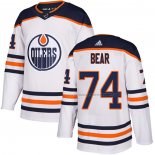 Maillot Hockey Edmonton Oilers Ethan Bear Road Authentique Blanc