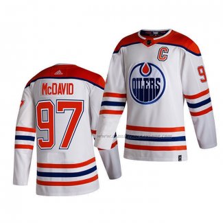 Maillot Hockey Edmonton Oilers Mcdavid Blanc