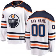 Maillot Hockey Edmonton Oilers Personnalise Exterieur Blanc