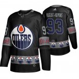 Maillot Hockey Edmonton Oilers Ryan Nugent Hopkins Breakaway Noir