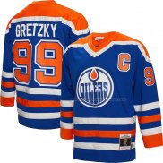 Maillot Hockey Edmonton Oilers Wayne Gretzky Mitchell & Ness Big & Tall 1986 Blue Line Bleu