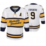 Maillot Hockey Enfant Nashville Predators Filip Forsberg Replica Joueur 2020 Winter Classic Blanc