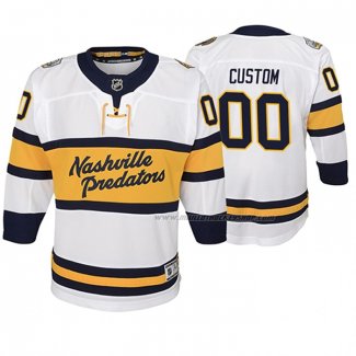 Maillot Hockey Enfant Nashville Predators Personnalise Replica Joueur 2020 Winter Classic Blanc