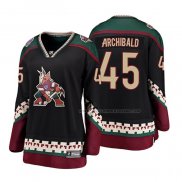 Maillot Hockey Femme Arizona Coyotes Josh Archibald Heritage Alterner Breakaway Noir