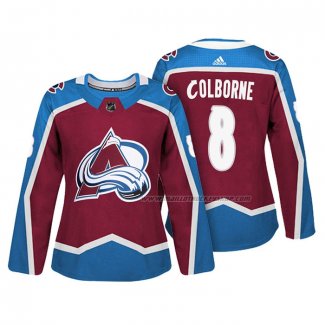 Maillot Hockey Femme Colorado Avalanche Joe Colborne Authentique Joueur Maroon