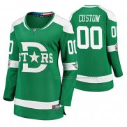 Maillot Hockey Femme Dallas Stars Personnalise Breakaway Joueur 2020 Winter Classic Vert