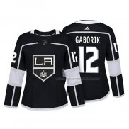 Maillot Hockey Femme Los Angeles Kings Marian Gaborik Authentique Joueur Noir