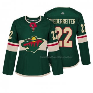 Maillot Hockey Femme Minnesota Wild Niederreiter Authentique Joueur Vert