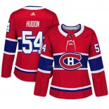 Maillot Hockey Femme Montreal Canadiens Charles Hudon Authentique Joueur Rouge