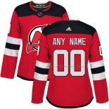 Maillot Hockey Femme New Jersey Devils Personnalise Domicile Rouge
