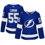 Maillot Hockey Femme Tampa Bay Lightning Braydon Coburn Authentique Joueur Bleu