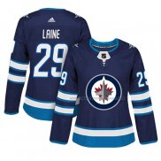 Maillot Hockey Femme Winnipeg Jets Patrik Laine Domicile Authentique Joueur Bleu