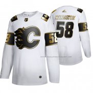 Maillot Hockey Golden Edition Calgary Flames Oliver Kylington Limited Blanc