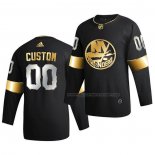 Maillot Hockey Golden Edition New York Islanders Personnalise Limited Authentique 2020-21 Noir