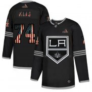 Maillot Hockey Los Angeles Kings Dwight King 2020 USA Flag Noir