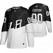 Maillot Hockey Los Angeles Kings Personnalise 2020 Stadium Series Blanc Noir