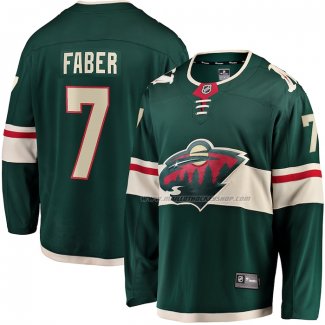 Maillot Hockey Minnesota Wild Brock Faber Domicile Breakaway Vert