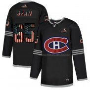 Maillot Hockey Montreal Canadiens Andrew Shaw 2020 USA Flag Noir