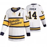 Maillot Hockey Nashville Predators Mattias Ekholm Breakaway Joueur Retro 2020 Winter Classic Blanc