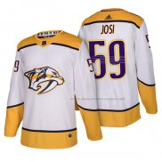 Maillot Hockey Nashville Predators Roman Josi Authentique Exterieur 2018 Blanc