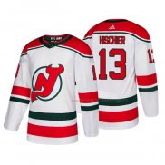 Maillot Hockey New Jersey Devils Nico Hischier Alterner Authentique Blanc