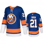 Maillot Hockey New York Islanders Luca Sbisa Domicile Authentique Bleu