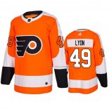 Maillot Hockey Philadelphia Flyers Alex Lyon Domicile Authentique Orange