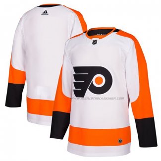 Maillot Hockey Philadelphia Flyers Blank Road Authentique Blanc